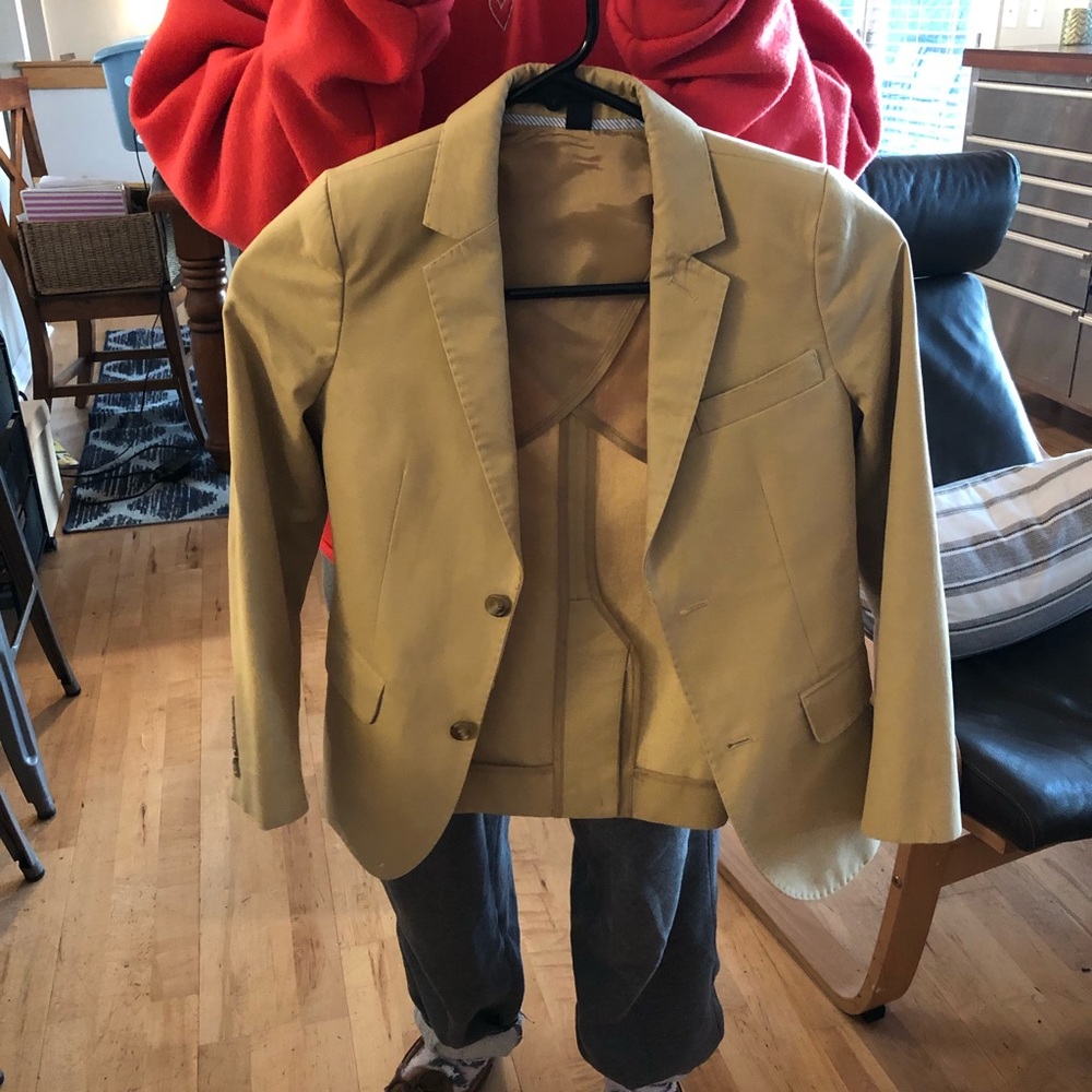 Boys Tan Blazer